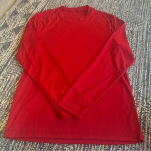 Men’s Red Performance Base Layer Shirt: L